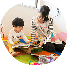 無料託児完備、保育士在籍